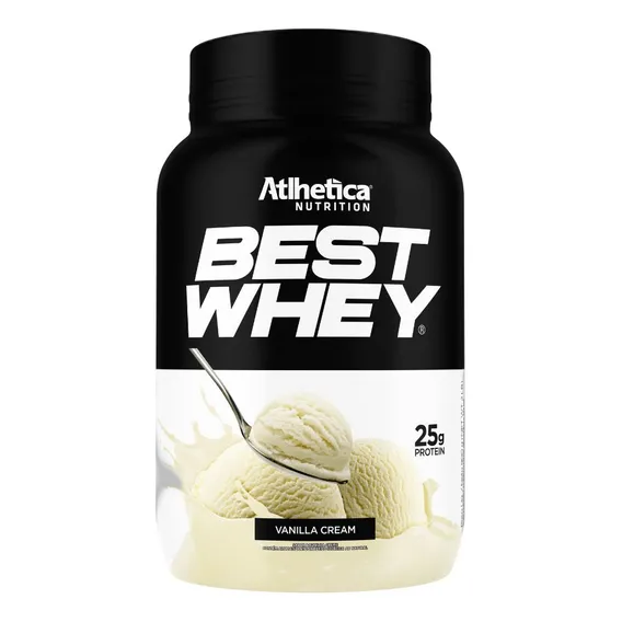 Best Whey Isolado Hidrolisado 3w Baunilha 900g - Atlhetica Foto 1