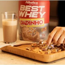 Best Whey Protein 450g Atlhetica Nutrition Sabor:dadinho Foto mini 4