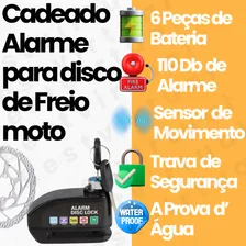 Bestbike Trava Cadeado De Moto Alarme P/ Motos Anti Roubo Trava De Disco Compatível Com Hornet Xj6 Cbr 600 Bmw 850 Cb1000r Honda Biz Bros160 Cg160 Pop110i Nxr160 Elite125 Cb300 Pcx160 Ybr150 Lander150 Foto mini 4