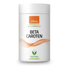 Beta Caroteno 60 Comprimidos 450mg Vital Natus Foto  mini 1