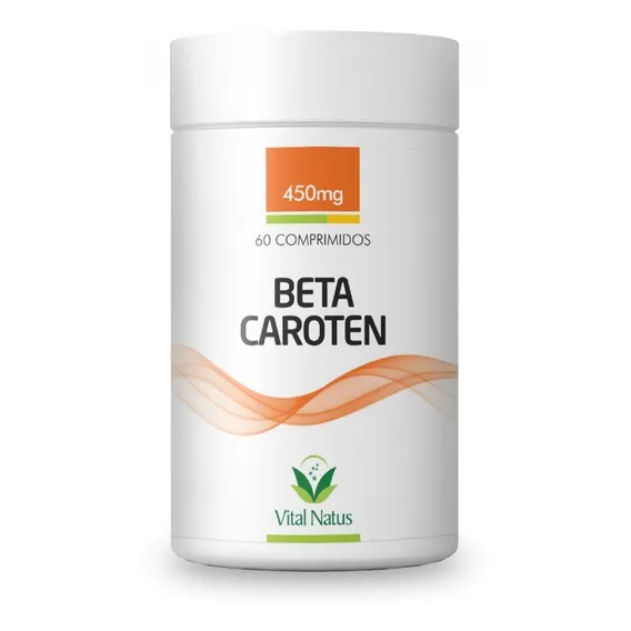 Beta Caroteno 60 Comprimidos 450mg Vital Natus Foto 1