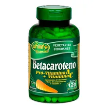 Betacaroteno 120 Cápsulas 500mg Unilife Foto mini 1