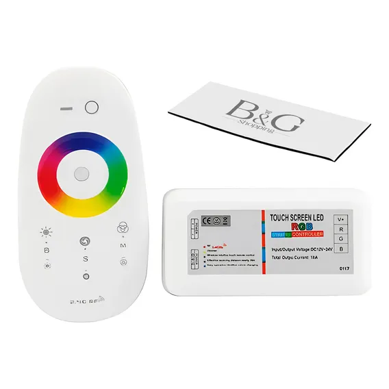 B&G Shopping Controle Rgb Touch Wireless Luminária Refletor Piscina Foto 1