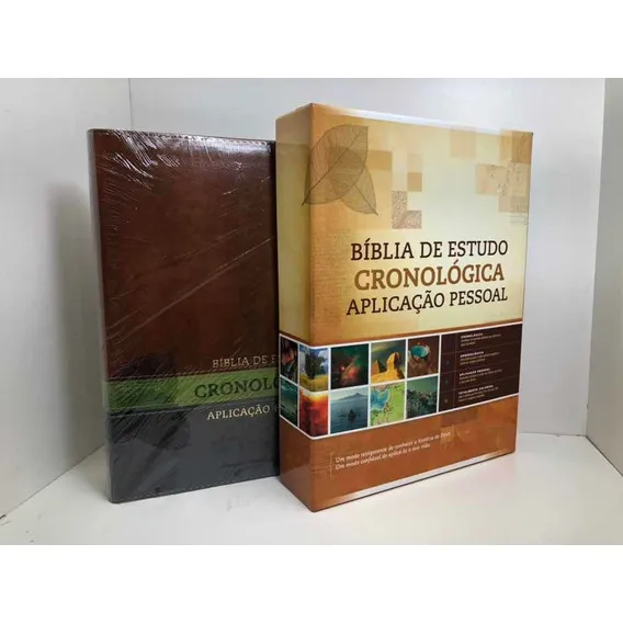 Bíblia De Estudo Cronológica Aplicação Pessoal Tarja Verde - CPAD Foto 1