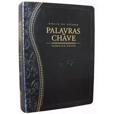 Bíblia De Estudo Palavras Chave Luxo Hebraico Grego Preta Foto  mini 1