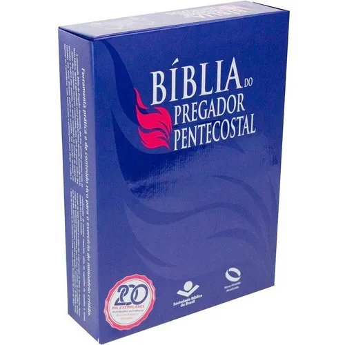 Bíblia Do Pregador Pentecostal Grande Naa Com Índice + Caixa Foto 1