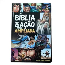 Bíblia em ação - Capa dura impressa única, de Cariello, Sérgio. Bíblia em Ação Editorial Geo-Gráfica e Editora Ltda, capa dura em português, 2017 Foto  mini 1