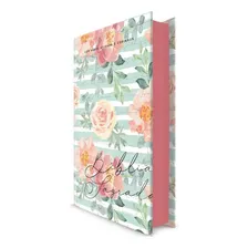 Bíblia Evangélica Feminina Floral Cântico Letra Normal Foto mini  2