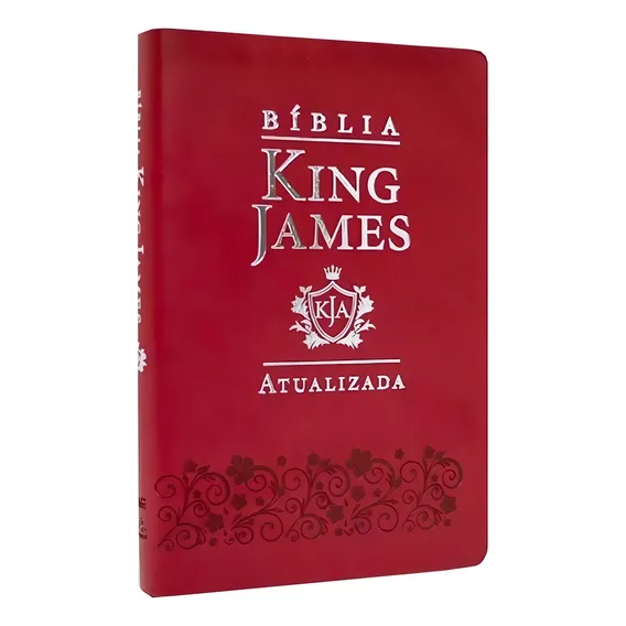 Bíblia King James Atualizada Slim Kja Vinho Foto 1