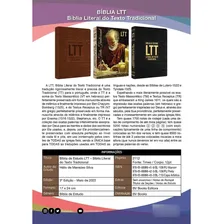 Bíblia LTT Estudo Literal do Texto Tradicional Capa Artist: Bíblia LTT Estudo Literal do Texto Tradicional, de Hélio de Menezes. Série 1 Editora BVBooks, capa dura, edição 3 em português Foto mini 4