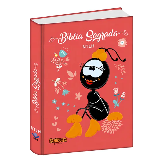 Bíblia Sagrada Capa Dura Smilinguido Faniquita Vermelha Foto 1