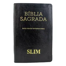 Bíblia Sagrada Leitura Perfeita Nvi Capa Luxo Preta Foto  mini 1