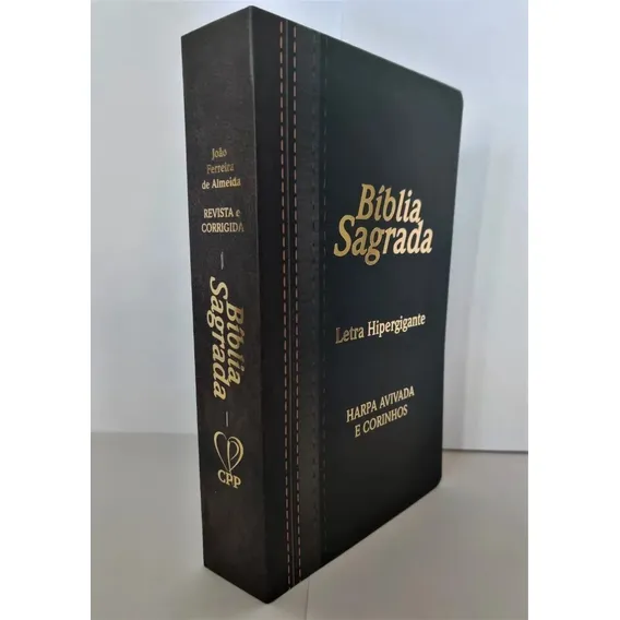 Bíblia Sagrada Letra Extragigante Harpa Corinhos Foto 1