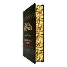Bíblia Sagrada Letra Gigante Laminada Harpa Avivada Corinhos Foto mini 3