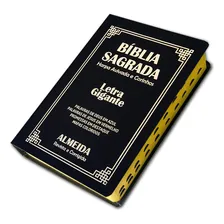 Biblia Sagrada Letra Gigante Luxo Popular - Preto - Com Harpa: Bíblia Sagrada Letra Gigante Preta, De João Ferreira De Almeida. Bíblia Sagrada, Vol. Único. Editorial Cpp, Tapa Dura En Português, 2021 Foto mini 1