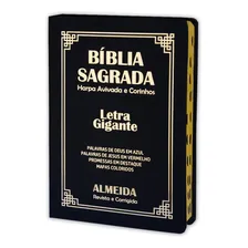 Biblia Sagrada Letra Gigante Luxo Popular - Preto - Com Harpa: Bíblia Sagrada Letra Gigante Preta, De João Ferreira De Almeida. Bíblia Sagrada, Vol. Único. Editorial Cpp, Tapa Dura En Português, 2021 Foto mini 2