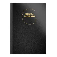 Bíblia Sagrada Nvt Letra Grande Capa Luxo Preta: Bíblia Sagrada Nvt Letra Grande Capa Luxo Preta, De Nova Versão Transformadora., Vol. 1. Editora Geográfica, Capa Mole, Edição 2023 Em Português, 2023 Foto  mini 1