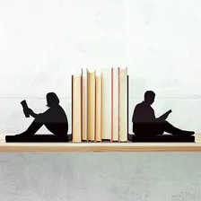 Bibliocanto Suporte Aparador Porta Livros Adultos Lendo Foto mini 4