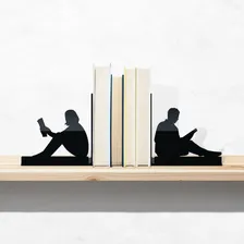 Bibliocanto Suporte Aparador Porta Livros Adultos Lendo Foto mini 1