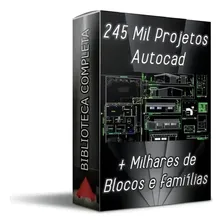 Biblioteca Autocad Completa 245 Mil Blocos Projetos Prontos Foto mini 1