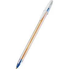 Bic Caneta Esferografica Cristal Fina Azul Foto mini  2