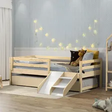 Bicama Infantil Prime E Kit Escadinha Com Escorrega Casatema Cor Palha Foto  mini 1