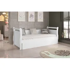 Bicama Sofá Babá Solteiro Bibox Framar MDF Branco Bella Foto mini 3