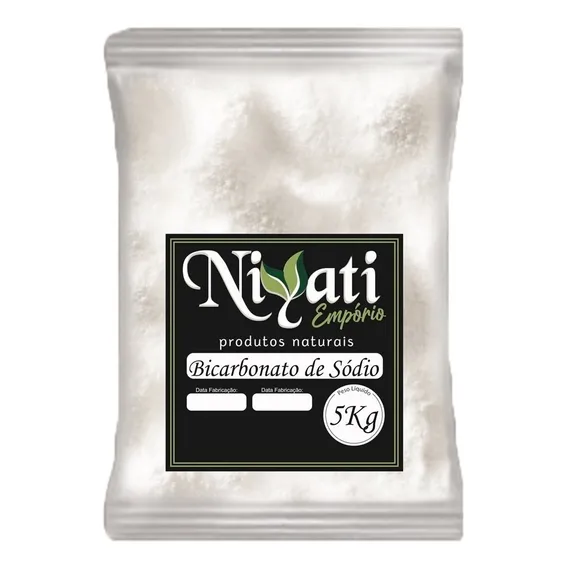 Bicarbonato De Sódio 5kg Puro Grau Alimentício- Niyati Foto 1