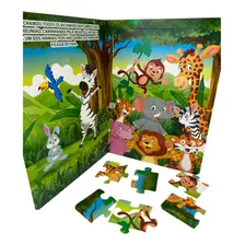Bichinhos da floresta - Livro quebra-cabeça Foto mini  3