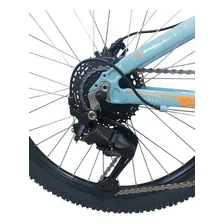 Bicicleta 24 Napoli 9v Cues - Napoli Azul Claro Foto mini 2