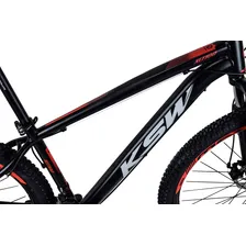 Bicicleta 29 Ksw Xlt Hidraulico + Altus 24v + Trava Cor Preto/vermelho Tamanho Do Quadro 17 Foto mini 2