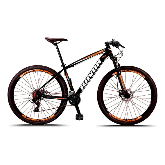 Bicicleta Alumínio Aro 29 24v Laranja Tam 19 Foto 1