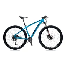 Bicicleta Ar 29 Deeper Maximusazul 17 - 18v (2x9) Freio Hidráulico Óleo Mineral Suspensão Com Trava De Ombro Cubos K7 De Rolamento Blindado E K7 11/36 Foto  mini 1