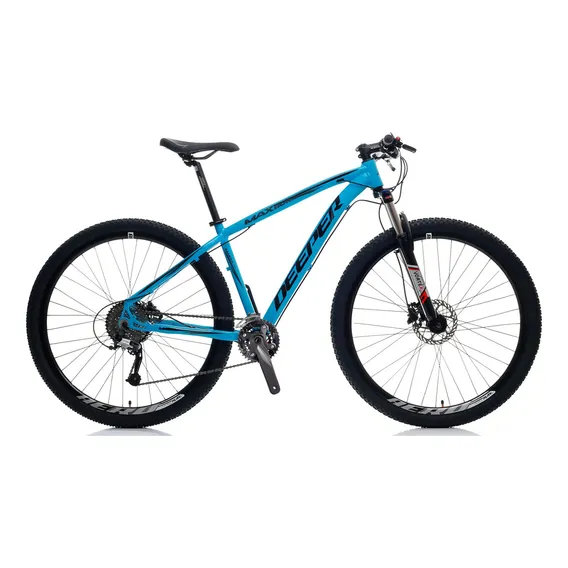 Bicicleta Ar 29 Deeper Maximusazul 17 - 18v (2x9) Freio Hidráulico Óleo Mineral Suspensão Com Trava De Ombro Cubos K7 De Rolamento Blindado E K7 11/36 Foto 1