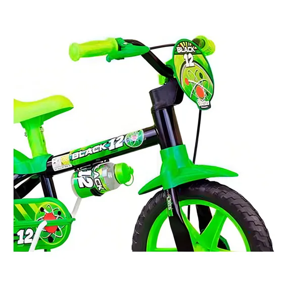 Bicicleta Aro 12 Black Nathor Masculina Foto 1