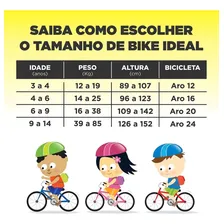 Bicicleta Aro 16 Infantil Vermelha Foto mini 3