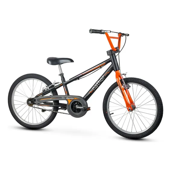 Bicicleta Aro 20 Apollo Masc Preto / Laranja Foto 1