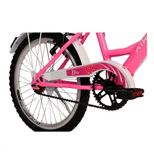 Bicicleta Aro 20 Bliss 6 7 8 9 Anos Sem Macha C/ Cestão Cor Rosa Foto mini 3