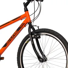 Bicicleta Aro 24 Masculina Laranja Infanto Juvenil Teen Stone 18v Foto mini 4