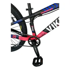 Bicicleta Aro 26 8v Cambio Shimano Essa K7 Freio Hidráulico Cor Preto/rosa Foto mini 2