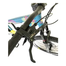 Bicicleta Aro 26 8v Cambio Shimano Essa K7 Freio Hidráulico Cor Preto/rosa Foto mini 3