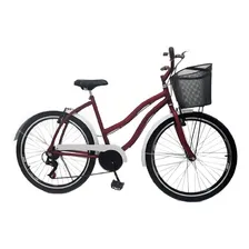 Bicicleta Aro 26 Beach Feminina 6 Marchas Modelo Foto mini 1