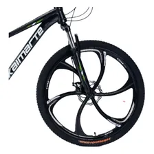 Bicicleta Aro 26 Bike 21v Alfacomfort Quadro Aço Carbono Wct Cor Preto Foto mini  2