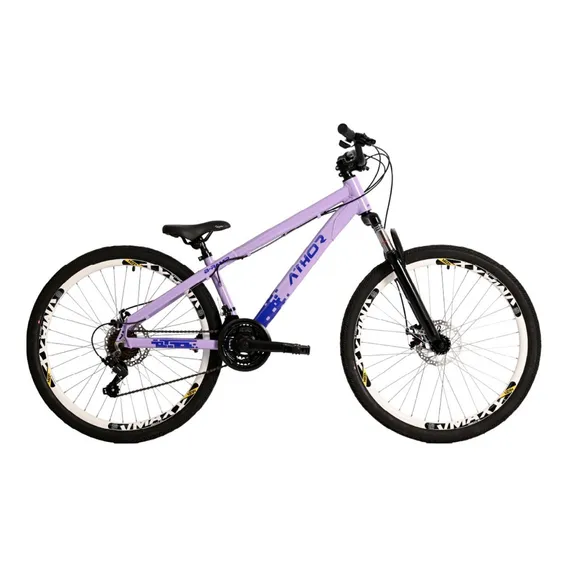 Bicicleta Aro 26 Freeride B-ramp 21v Quadro Freeride 6061 Cor Lilás Foto 1