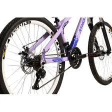 Bicicleta Aro 26 Freeride B-ramp 21v Quadro Freeride 6061 Cor Lilás Foto mini  3