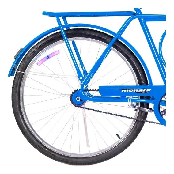 Bicicleta Aro 26 Monark Freio Varão Barra Circular - 52937 Cor Azul Foto 1
