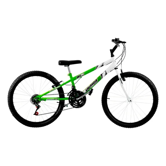 Bicicleta Aro 26 Pro Tork Ultra 18 Marchas Verde/branca Foto 1