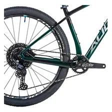 Bicicleta Aro 29 Audax Auge 555 1x12 Carbono Mtb Cor Verde-escuro Tamanho Do Quadro 19 Foto mini 2