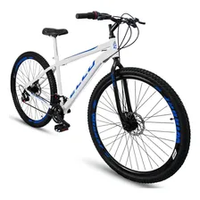 Bicicleta Aro 29 Ello Freio A Disco Câmbios Importados Cor Branco/azul Foto mini 2