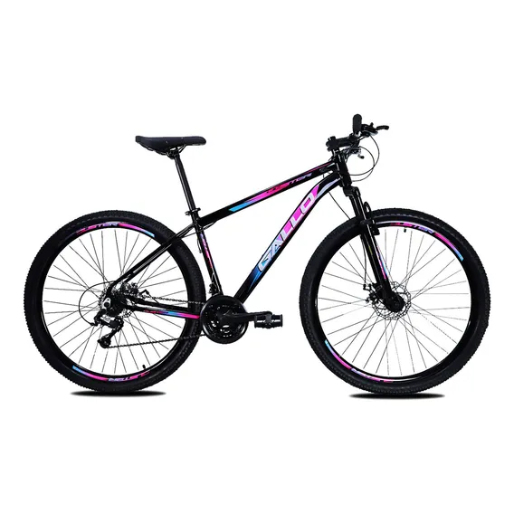 Bicicleta Aro 29 Gallo Duster Freio Disco 24 Marchas Cor Preto/Rosa Tamanho do quadro 21 Foto 1
